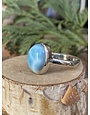 Larimar Oval Ring - Size 6.5