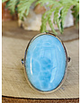 Larimar Oval Ring - Size 8