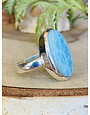 Larimar Oval Ring - Size 8