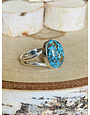 Nugent Turquoise Oval Ring - Size 9