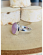 Nugent Kunzite Small Oval Ring - Size 7