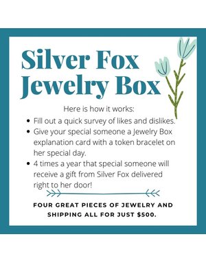 Silver Fox Jewelry Box $500