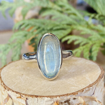 Aquamarine Oval Ring - Size 7 Aquamarine Oval Ring - Size 7