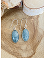 Nugent Aquamarine Oval Drop Earrings