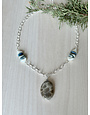 Petoskey & Leland Blue Sterling Chain Necklace