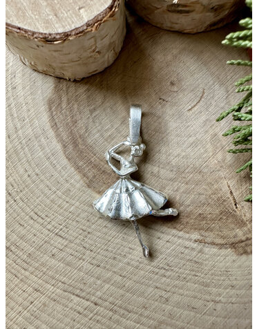 Ballerina  Sterling Silver Pendant