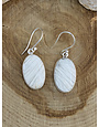 Nugent Scolecite Oval Earrings