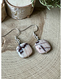 Kona Dolamite Square Sterling Drop Earrings