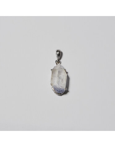 Blue Dumortierite in Quartz Sterling Pendant RP