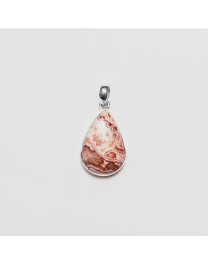 Rosetta Stone Teardrop Sterling Pendant