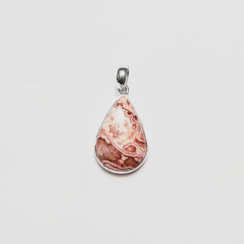 Rosetta Stone Teardrop Sterling Pendant