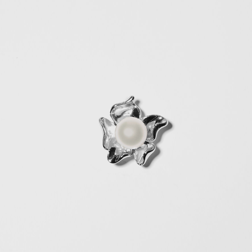 Pearl Flower Sterling Pendant