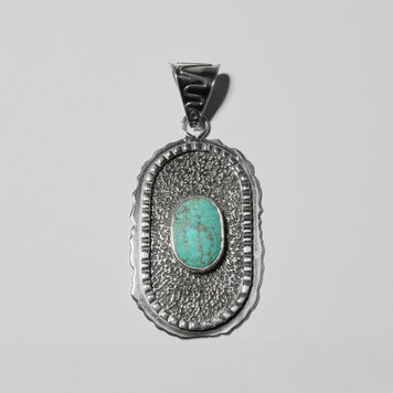 Turquoise & Sterling Pendant