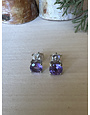 Amethyst Prong Sterling Studs 6mm