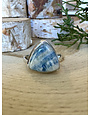 Nugent Blue Scheelite Trident Ring Sz 8