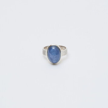 Kyanite Oval Sterling Ring Sz 6.5 Kyanite Oval Sterling Ring Sz 6.5