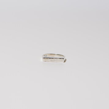Sterling Flat Top Ring Sz 6 Sterling Flat Top Ring Sz 6