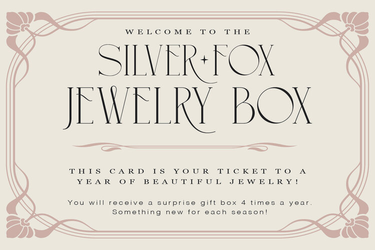 Silver Fox Jewelry Box $1000