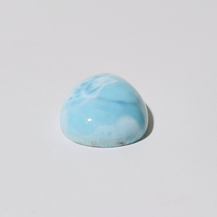 Larimar Large Ovoid Cabochon Stone