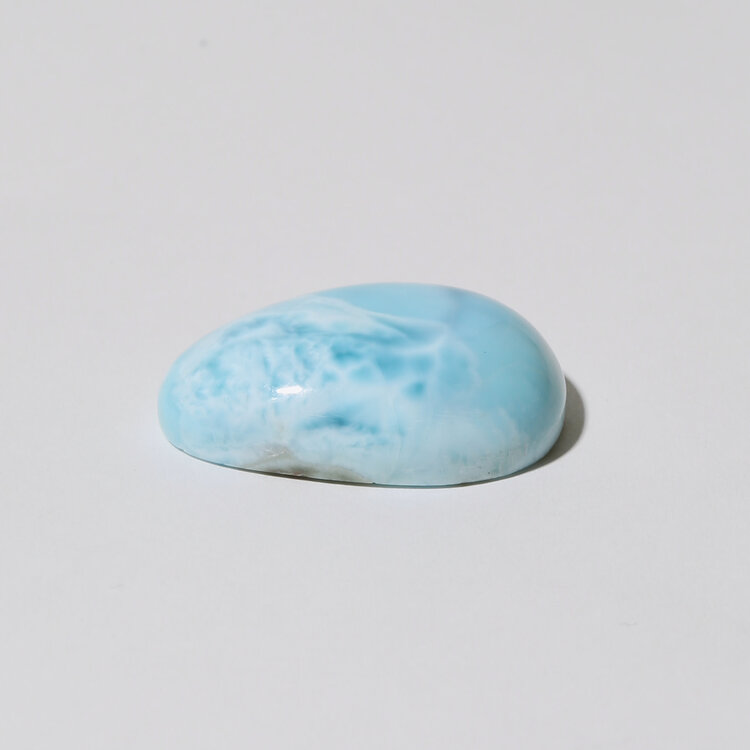 Larimar Large Ovoid Cabochon Stone
