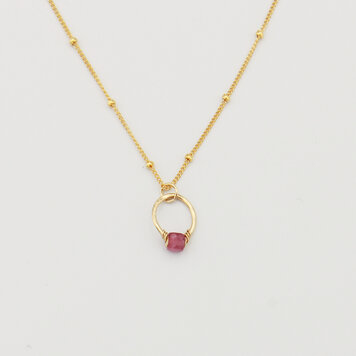 Get Lucky Tourmaline GF Necklace 15-17" Get Lucky Tourmaline GF Necklace 15-17"