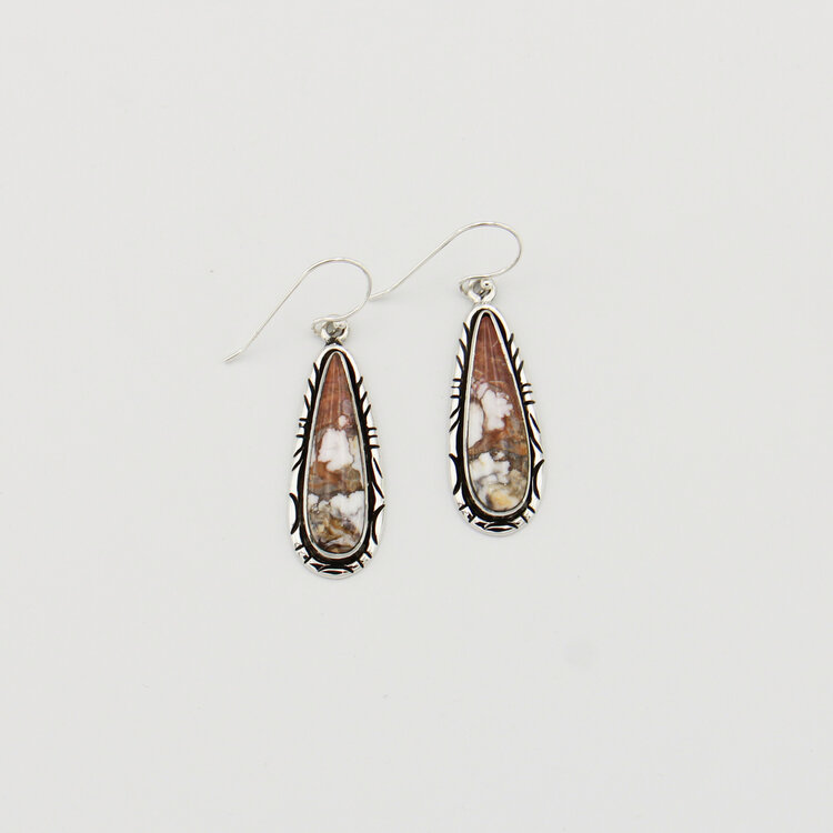 Wild Horse Teardrop Sterling Earrings
