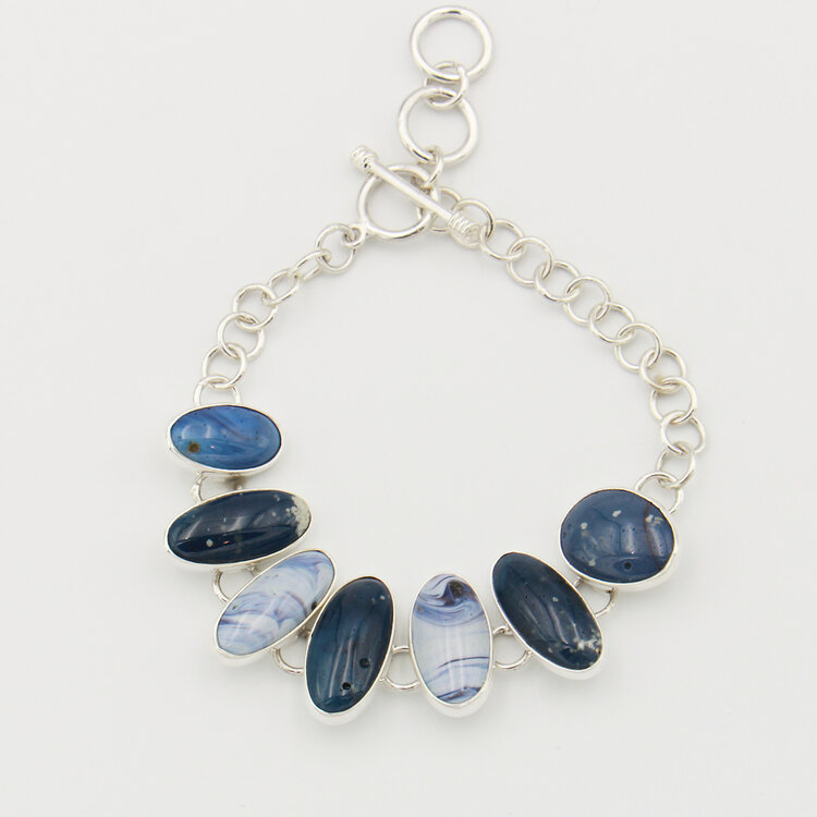 Leland Blue Sterling Bracelet