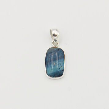 Leland Blue Rectangle Sterling Pendant