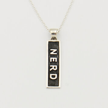 Sterling Silver Nerd Necklace Sterling Silver Nerd Necklace