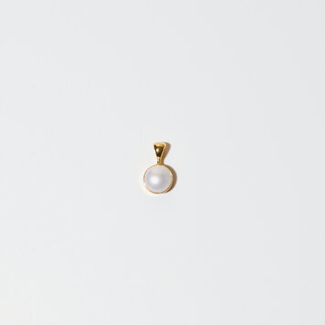 Pearl Round Sterling GP Pendant