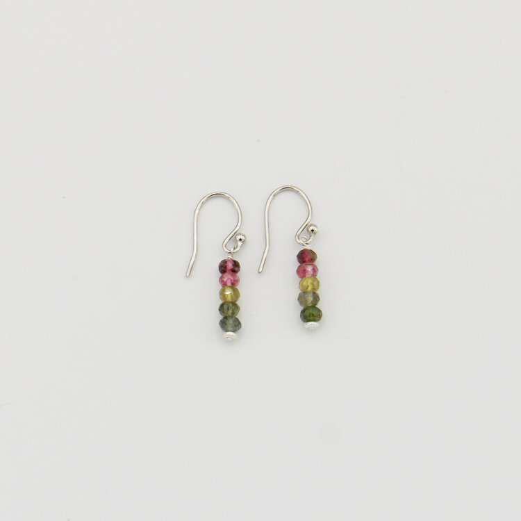 Tourmaline Beads Drop Earrings