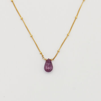 A Drop of Goodness Ruby GF Necklace A Drop of Goodness Ruby GF Necklace