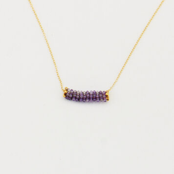 Amethyst Beads GF Necklace Amethyst Beads GF Necklace