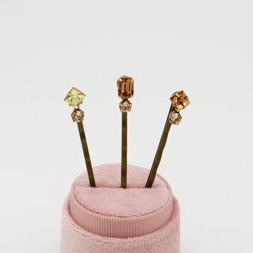 Swarovski 2-Stone Hair Pin