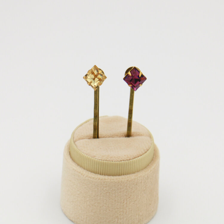 Swarovski Square Hair Pin