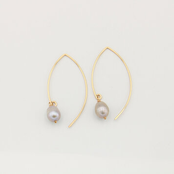 Grey Pearl GF Large Curved Threader