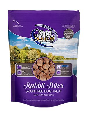 Nutri Source Grain-Free Rabbit Dog Treats, 6 oz.
