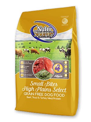 Nutri Source Small Bites High Plains Select Grain-Free Dry Dog Food
