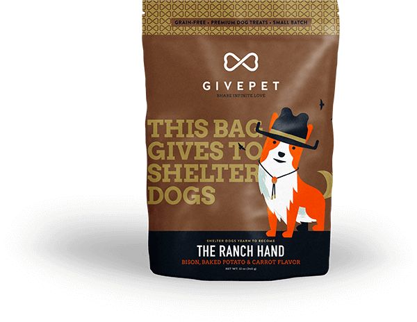 Give Pet The Ranch Hand Bison, Baked Potato & Carrot Flavor Dog Treats, 12 oz.