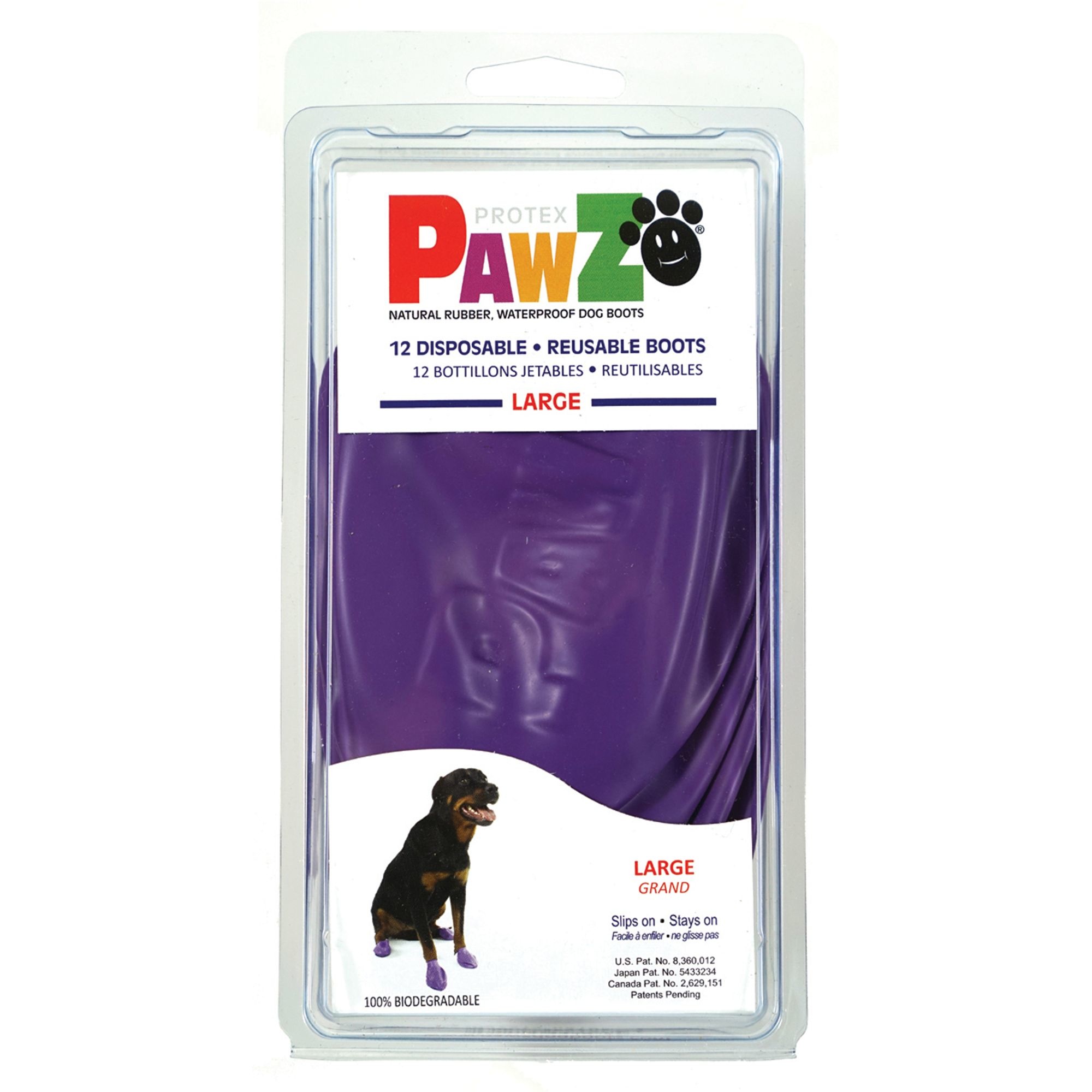 PawZ Disposable Rubber Dog Boots