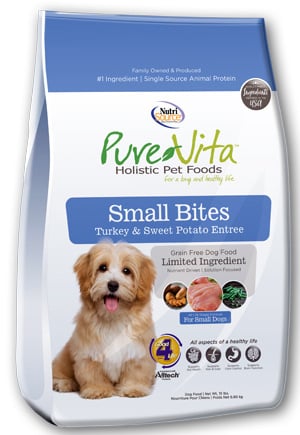 grain free dog food small bites