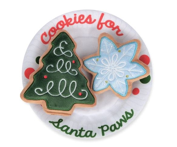P.L.A.Y. Merry Woofmas Christmas Eve Cookies Dog Toy