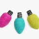 The Foggy Dog Holiday Brights Light Bulb Cat Toy