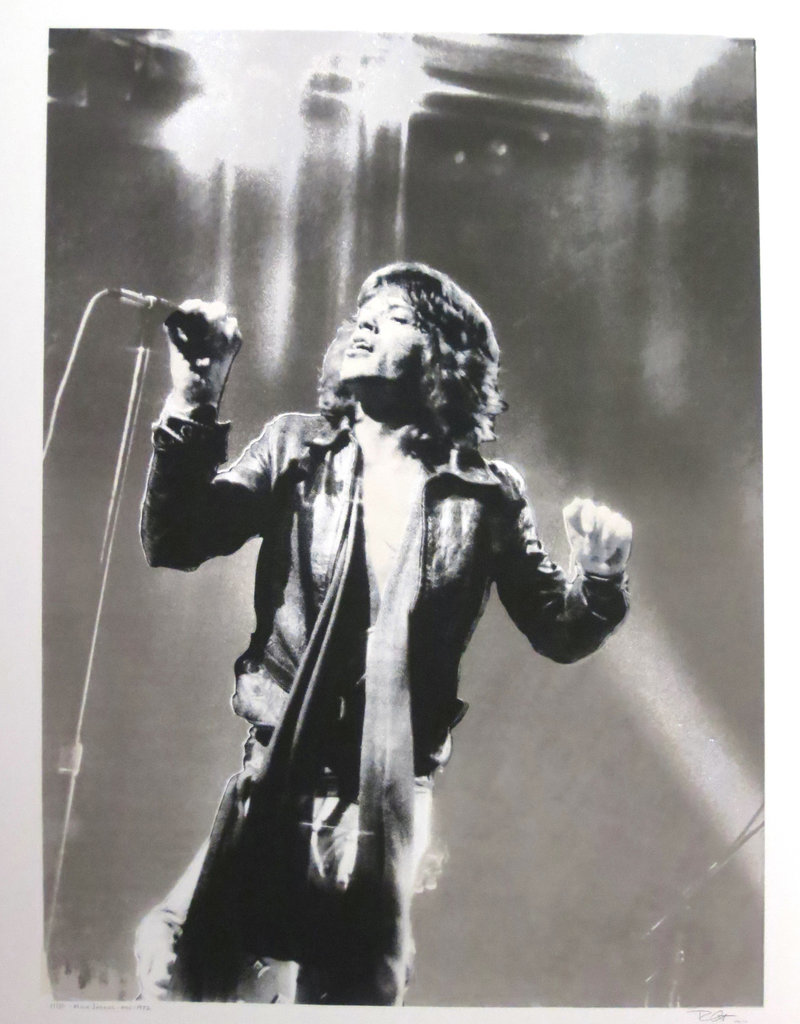 Gruen Mick Jagger, NYC 1972 by Bob Gruen