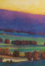 Elliott Sunset with Blue and Green by Ken Elliott