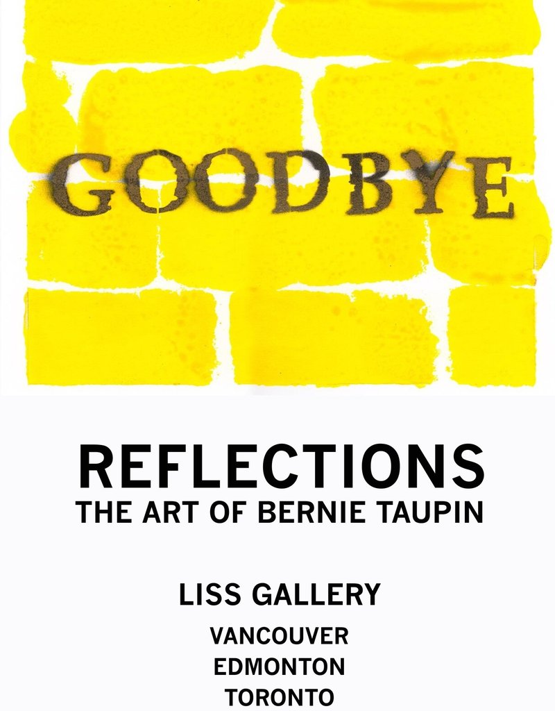 Taupin Reflections, 2019 Exhibition Poster for Bernie Taupin (Signed Poster)