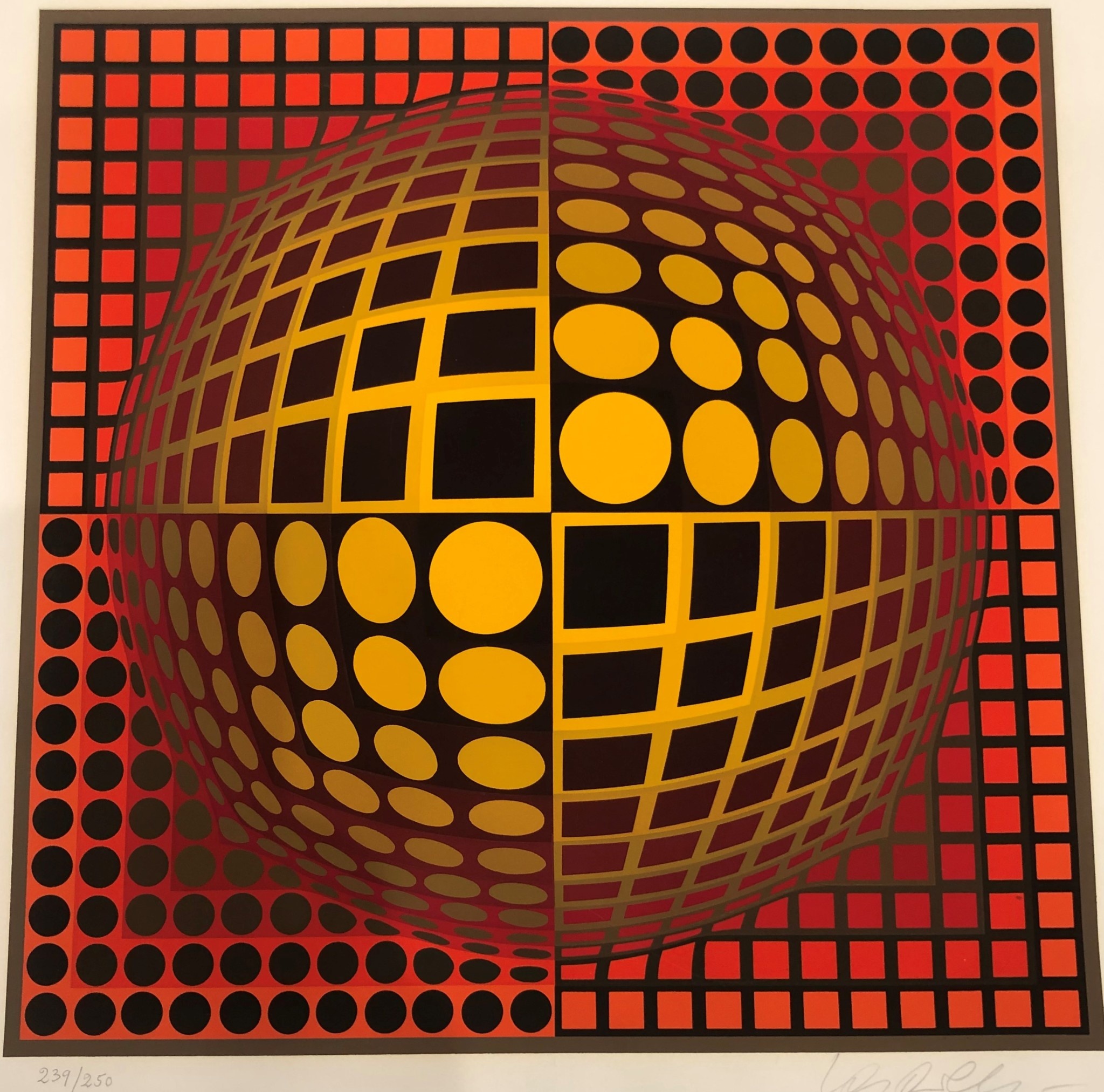 Domo by Victor Vasarely Liss Gallery