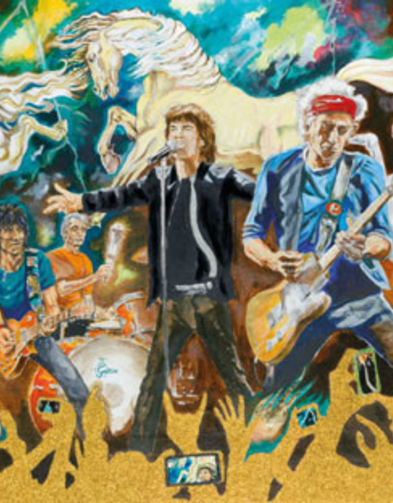 Wood Electric Horses by Ronnie Wood