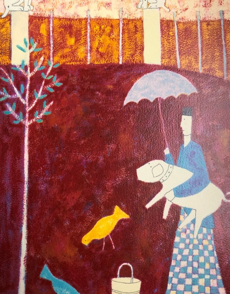 Spence Lady With Pig by Annora Spence