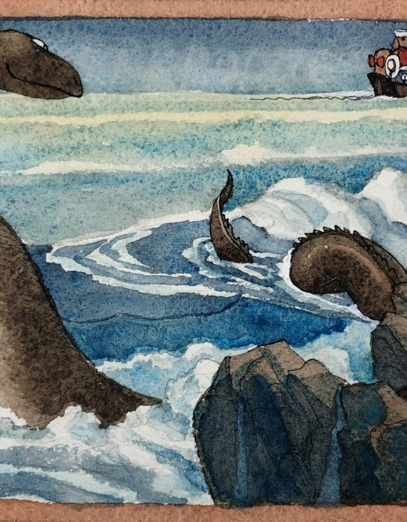 Lasker Sea Serpent by Joe Lasker (Original)